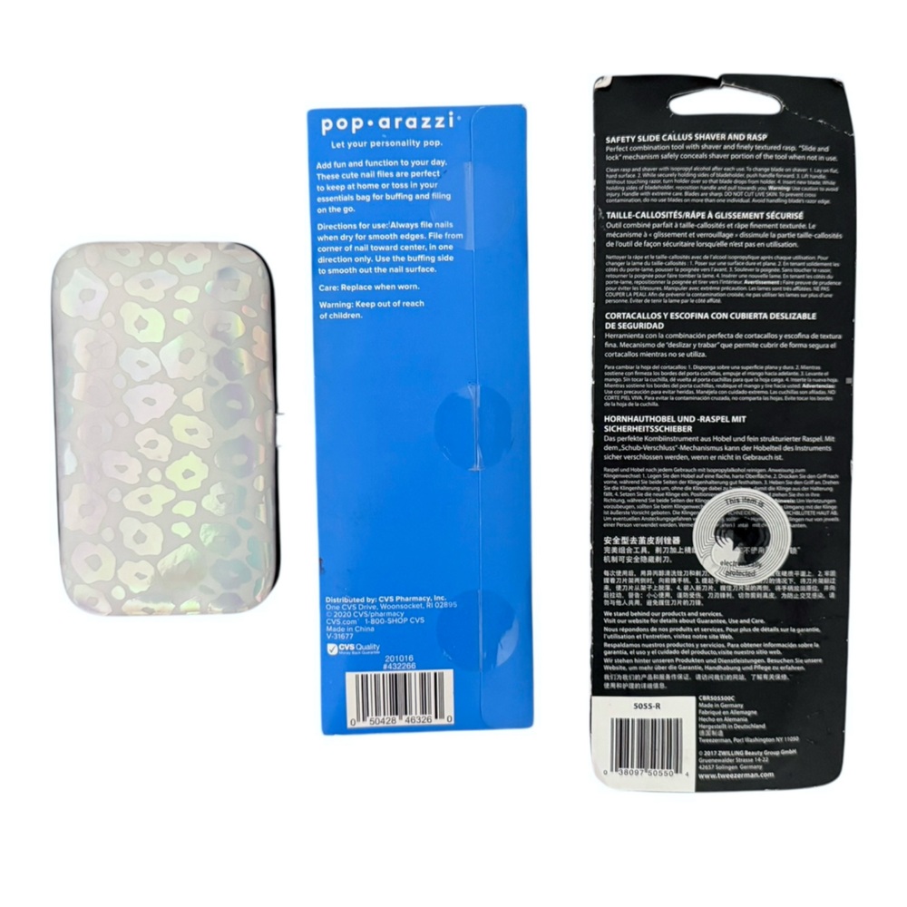 Nail Care Set with Tweezerman and Pop-arazzi (NWT) - Picture 2 of 3